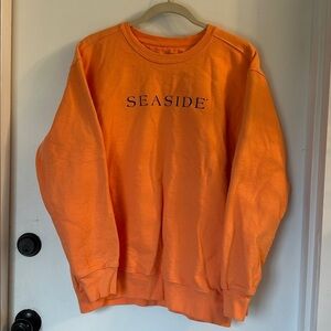 Orange Crewneck Sweatshirt - Women
